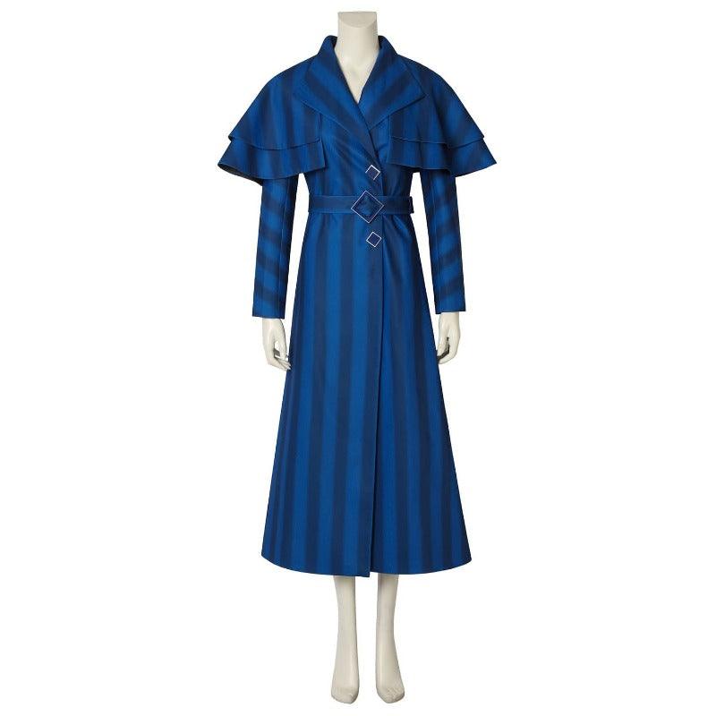 Mary Poppins Returns Navy Blue Cosplay Costume for Adults