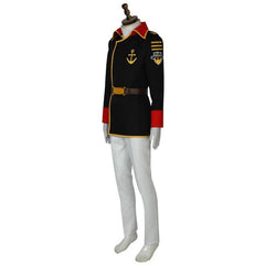 Space Battleship Yamato Juzo Okita Cosplay Costume Halloween Uniform Outfit