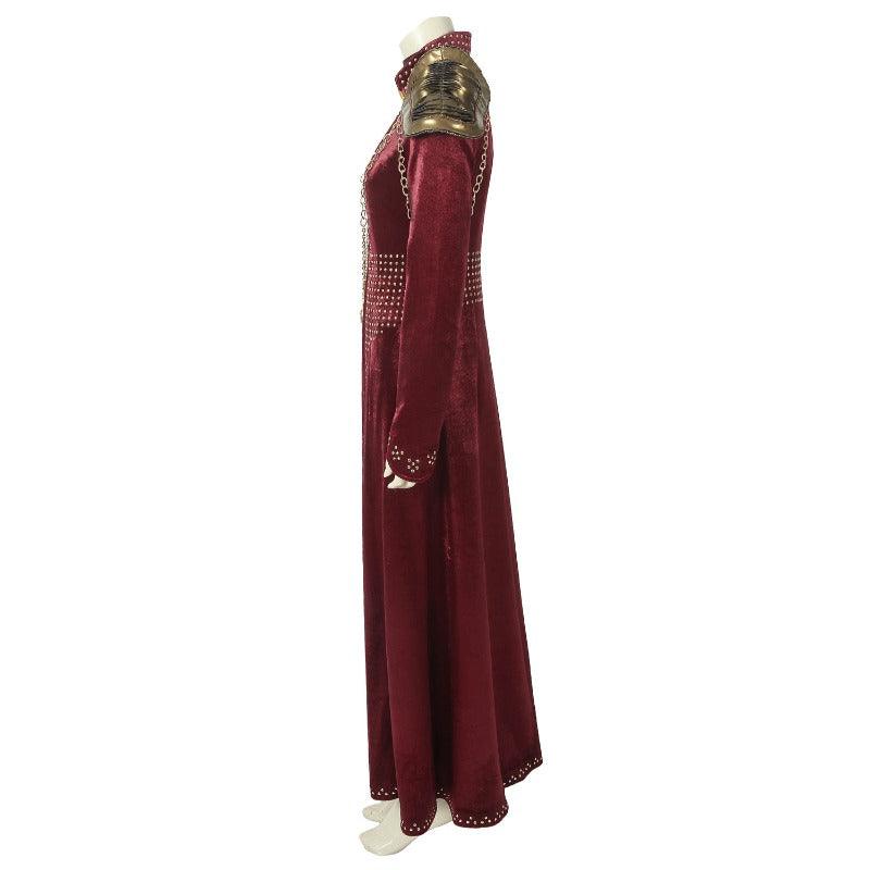 Cersei Lannister Red Dress Cosplay Costume | Custom-Made Game of Thrones Outfit