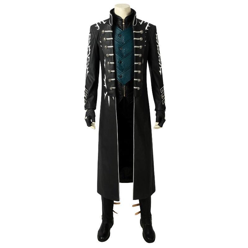 Vergil Trench Coat – Devil May Cry 5 Cosplay Costume by Coscomos