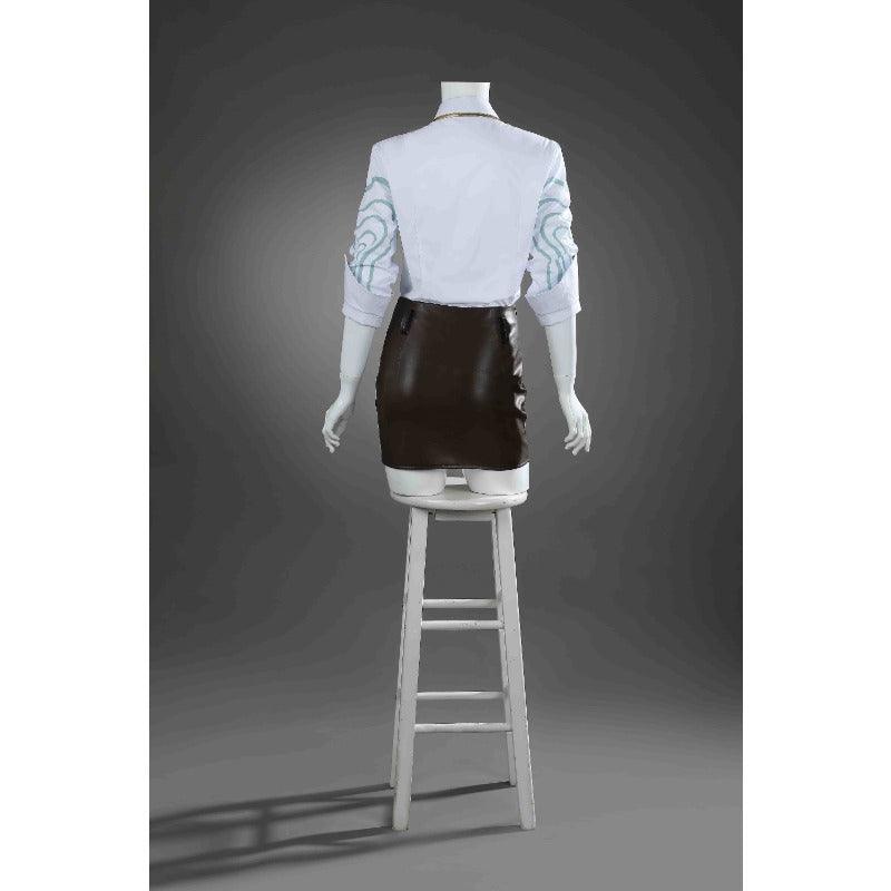 Valorant Cosplay Costume Women’s Uniform Shirt Vest Skirt Set - Halloween Party Suit