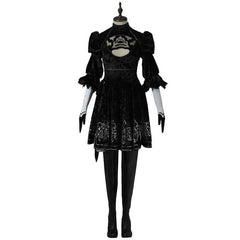 Nier Automata Yorha 2B Cosplay Costume Women Girls Halloween Carnival Outfit