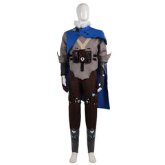 Valorant Sova Cosplay Costume Full Set for Men - Top, Pants, and Cloak | Halloween & Carnival Outfits