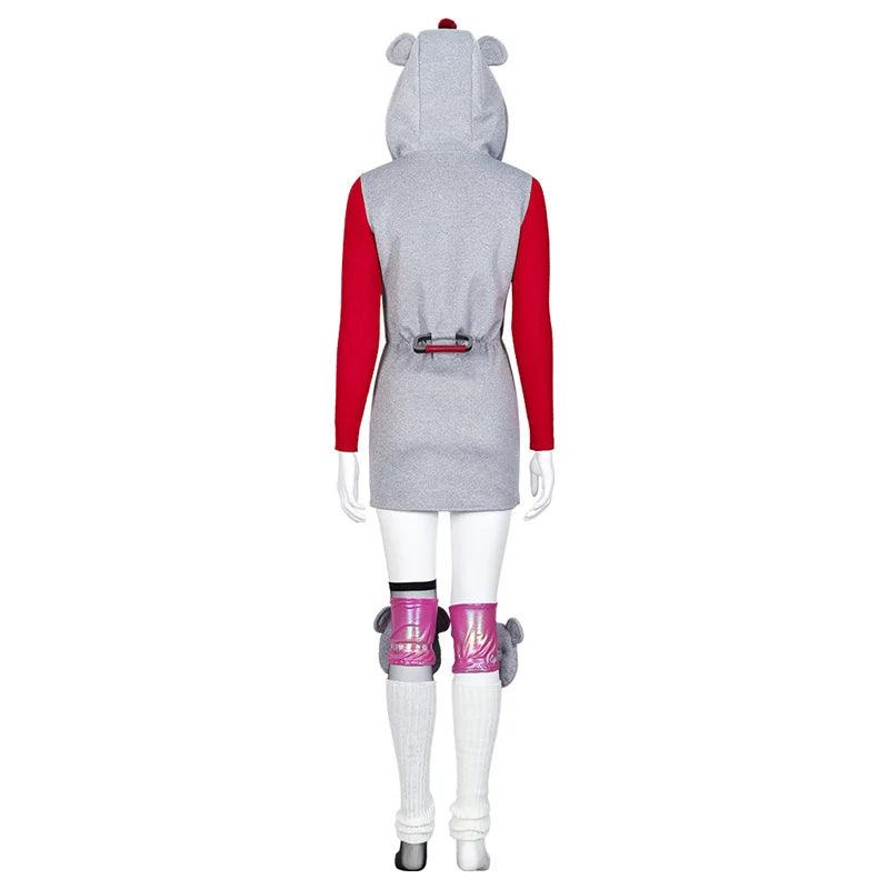 Game Apex Wattson Cosplay Costume Pink  Coat with Accessories Outfit Halloween Carnival Party Suit