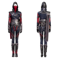 Game Apex Wraith Cosplay Costume Halloween Suit Women Evil Spirit Fighter  Battle Outfit With Mask  Accessories