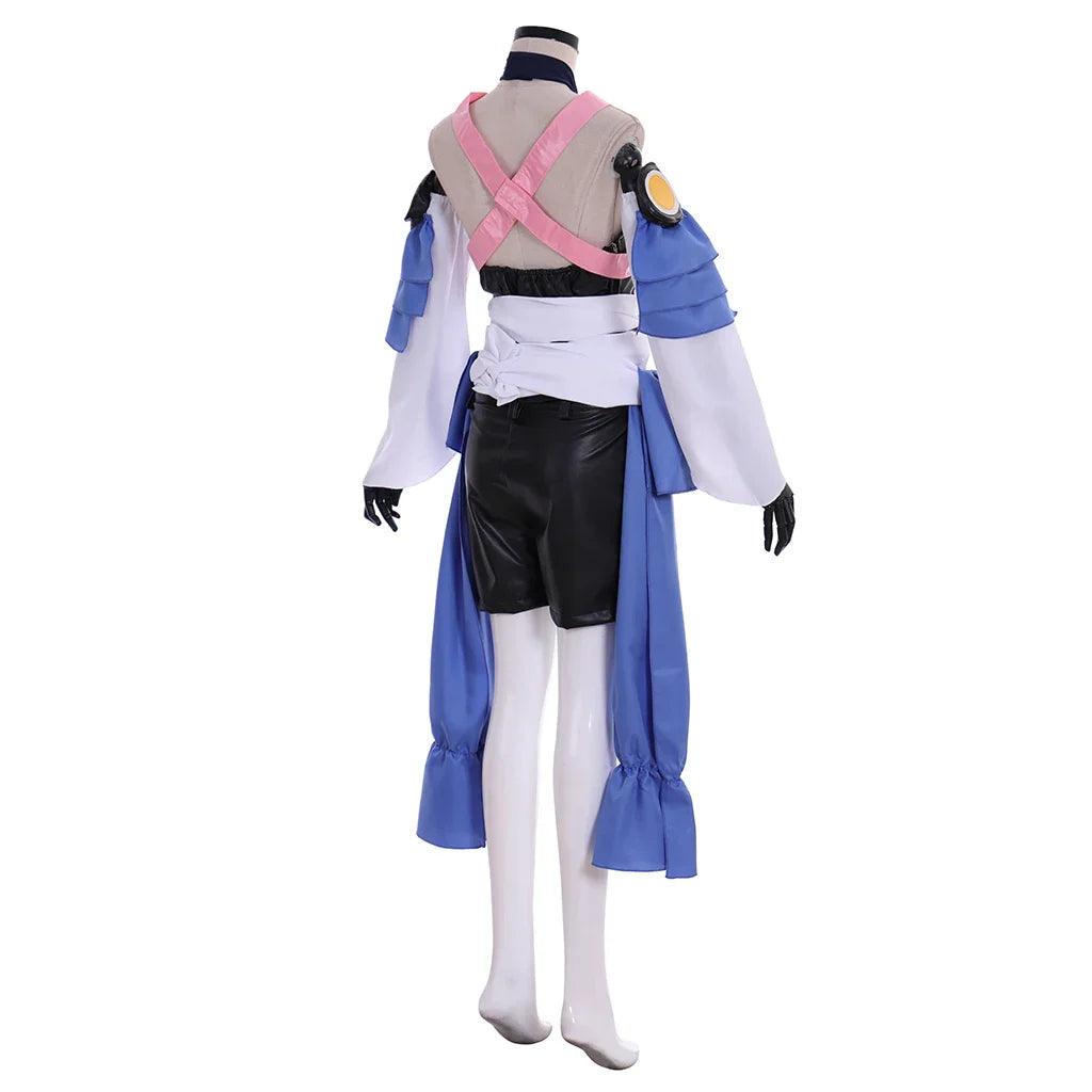 Game Aqua Cosplay Birth By Sleep Costume Women Sexy Black Uniform Suit with Accessories Halloween Party Comic Con Gown