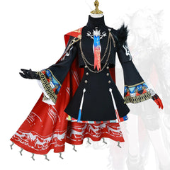 Game Arknights Lappland Cosplay Costume Women Handsome Officer Dress Suit Halloween Carnival Party Comic Con Battle Uniform