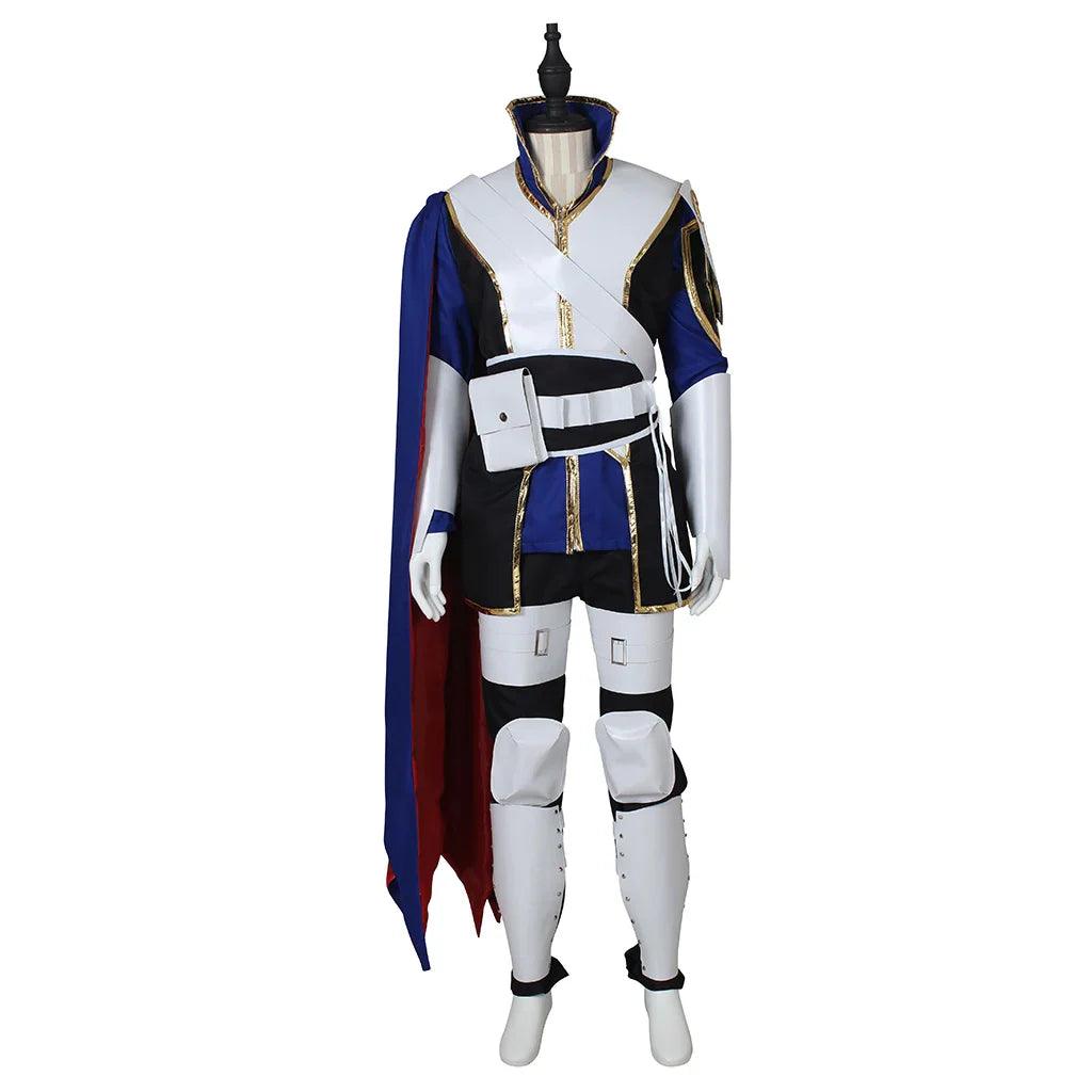 Game Fire Emblem Cosplay Roy Mercenary Costume For Men Combat Uniform Suit with Cape Halloween Carnival Party Warrior Disguise