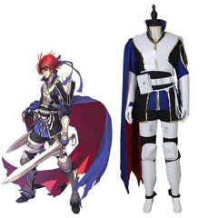 Game Fire Emblem Cosplay Roy Mercenary Costume For Men Combat Uniform Suit with Cape Halloween Carnival Party Warrior Disguise