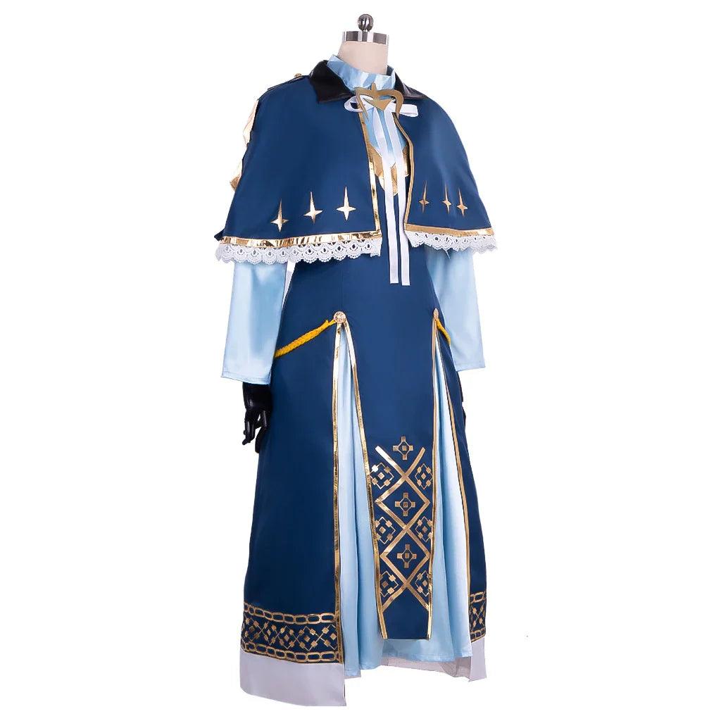 Game Fire Emblem Marianne Cosplay Costume Women Fancy Blue Uniform Dress Suit Halloween Party Comic Con Stage Show Outfits