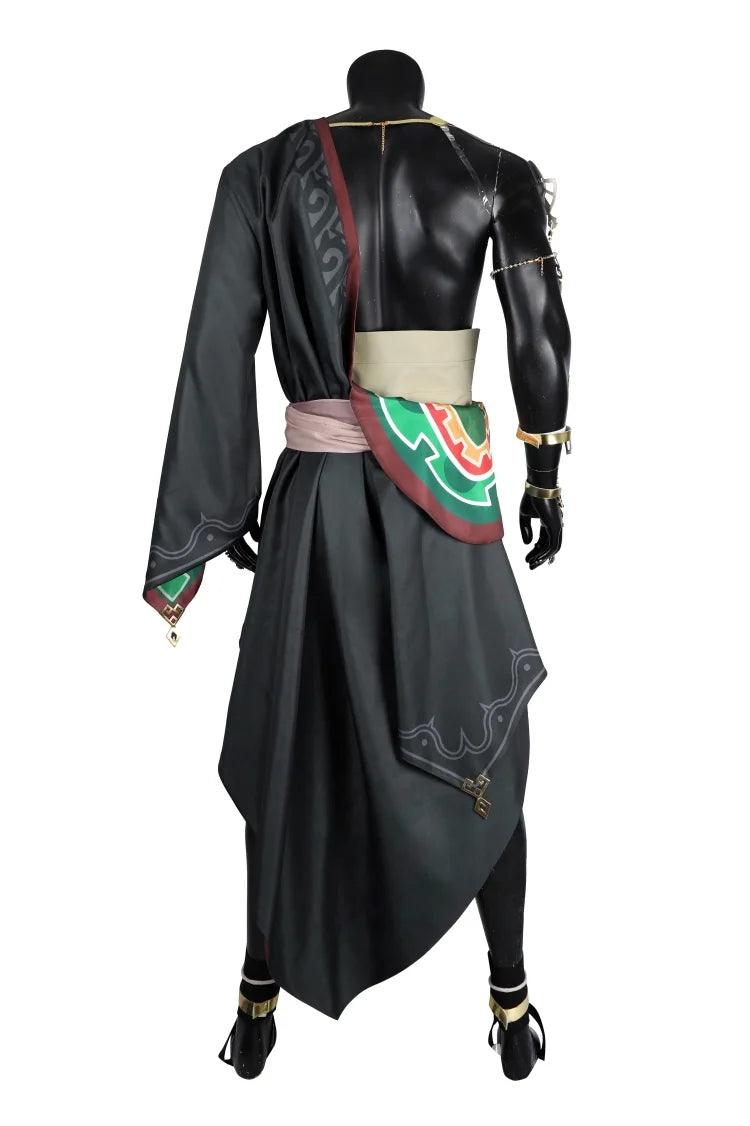 Ganondorf Cosplay Costume Men Fantasia Combat Uniform with Accessories Halloween Carnival Party Ganon Disguise Battle Suit