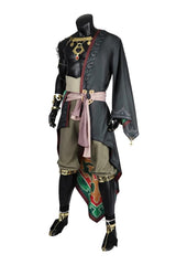 Ganondorf Cosplay Costume Men Fantasia Combat Uniform with Accessories Halloween Carnival Party Ganon Disguise Battle Suit