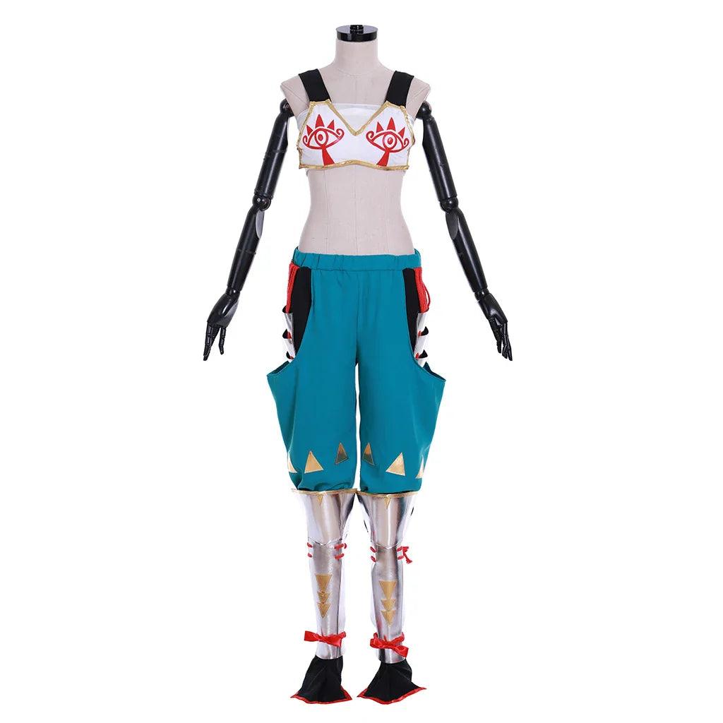 Game Impa Cosplay Costume Women Sexy Fantasia Crop Top Pants Combat Suit Halloween Carnival Party Warrior Disguise Uniform