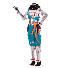 Game Impa Cosplay Costume Women Sexy Fantasia Crop Top Pants Combat Suit Halloween Carnival Party Warrior Disguise Uniform