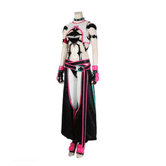 Juri Han Cosplay Fantasia Costume Women Sexy Combat Uniform Suit Halloween Carnival Party Disguise Streetwear