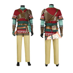 Game Zelda Cosplay Hylian Tunic Armor Costume For Men Fantasia Battle Uniform Full Set Halloween Carnival Party Disguise Suit