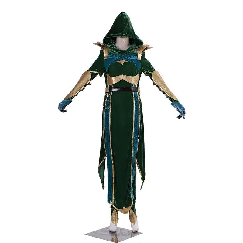 Mortal Kombat Jade Cosplay Costume | Sexy Green Combat Outfit for Women | Halloween Carnival Suit