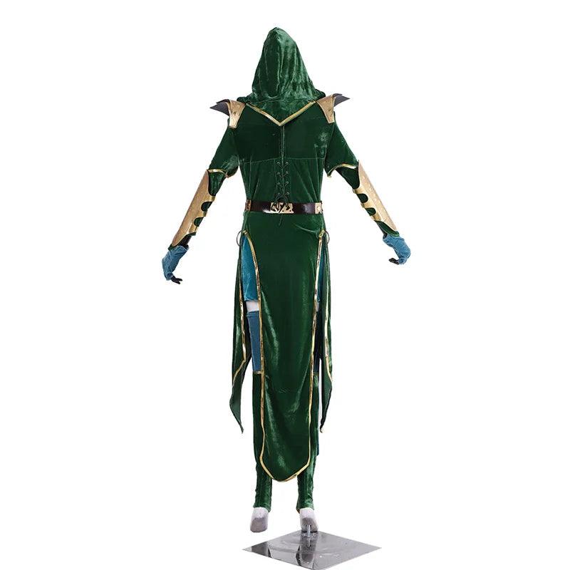 Mortal Kombat Jade Cosplay Costume | Sexy Green Combat Outfit for Women | Halloween Carnival Suit