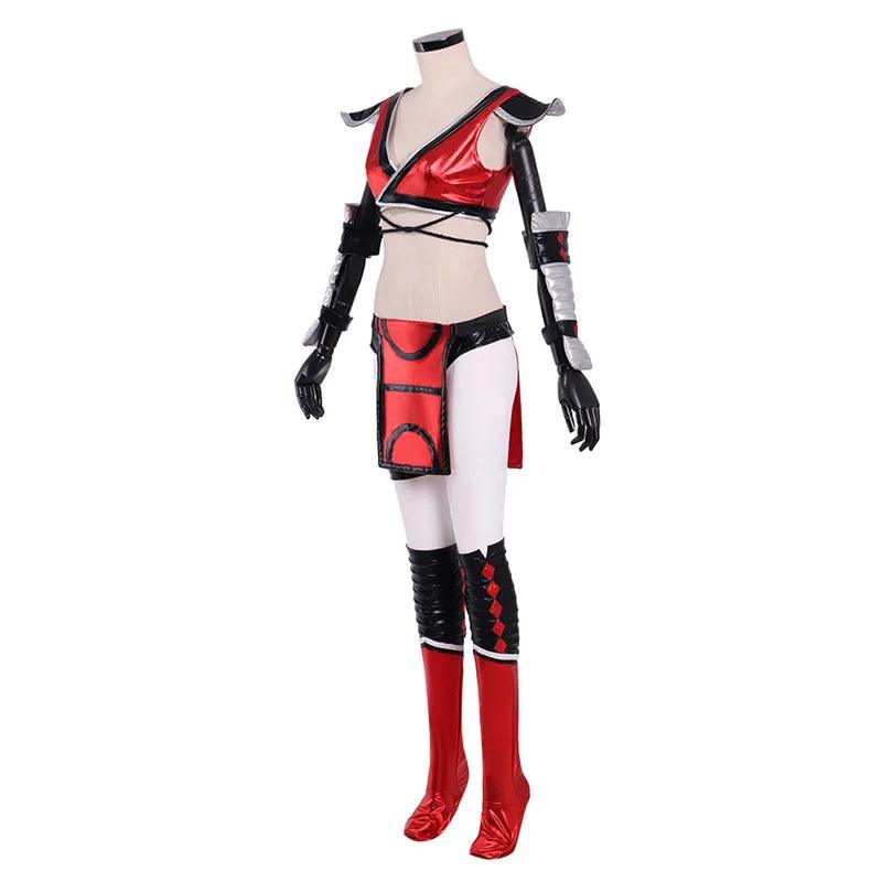 Mortal Kombat Skarlet Cosplay Costume Sexy Battle Suit for Women - Halloween Party Outfit