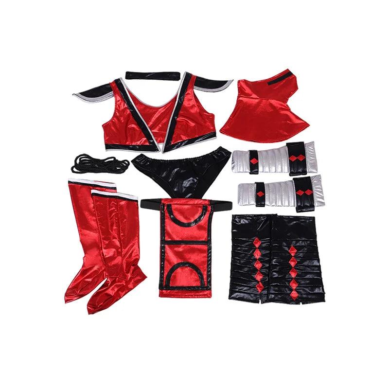 Mortal Kombat Skarlet Cosplay Costume Sexy Battle Suit for Women - Halloween Party Outfit