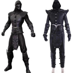 Noob Saibot Cosplay Costume - Mortal Kombat Black Ninja Fighter Uniform for Men