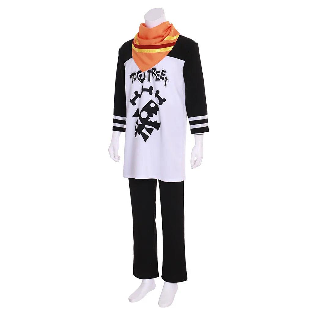 Game Pence Cosplay Costume For Men Fancy Top Pants with Neckwear Halloween Carnival Party Comic Con Streetwear