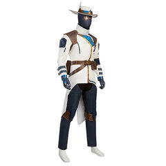 Valorant Cypher Cosplay Costume | Men's Hat, Coat, Pants, Accessories | Full Set for Halloween & Parties