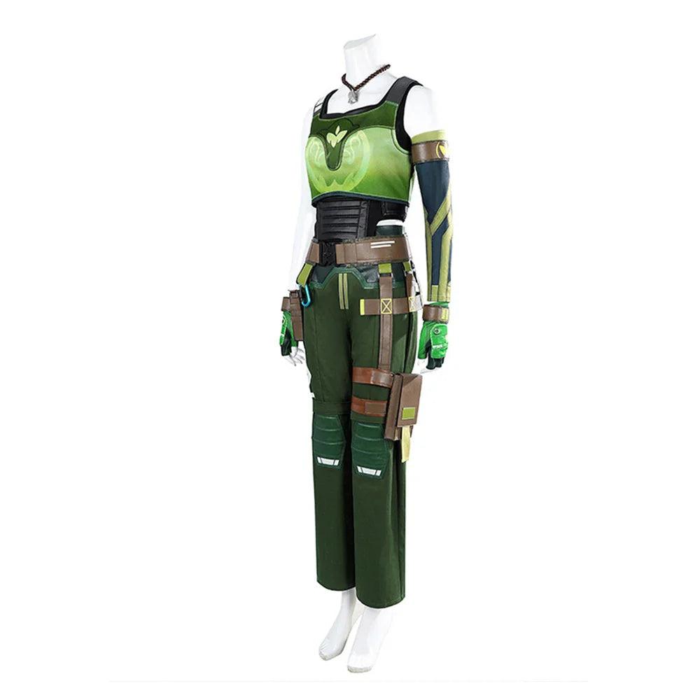 Game Valorant Skye Cosplay Costume For Women Punk Battle Uniform Suit Halloween Carnival Party Agent Disguise Outfits