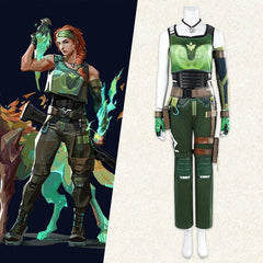 Game Valorant Skye Cosplay Costume For Women Punk Battle Uniform Suit Halloween Carnival Party Agent Disguise Outfits