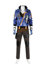 Game Valorant Yoru Cosplay Costume For Men Fantasia Blue Jacket Top Pants Mask Full Set Combat Uniform Halloween Party Outfits