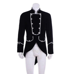 Men's Gothic Victorian Tailcoat Jacket - Steampunk Pirate Viking Renaissance Formal Tuxedo Coat