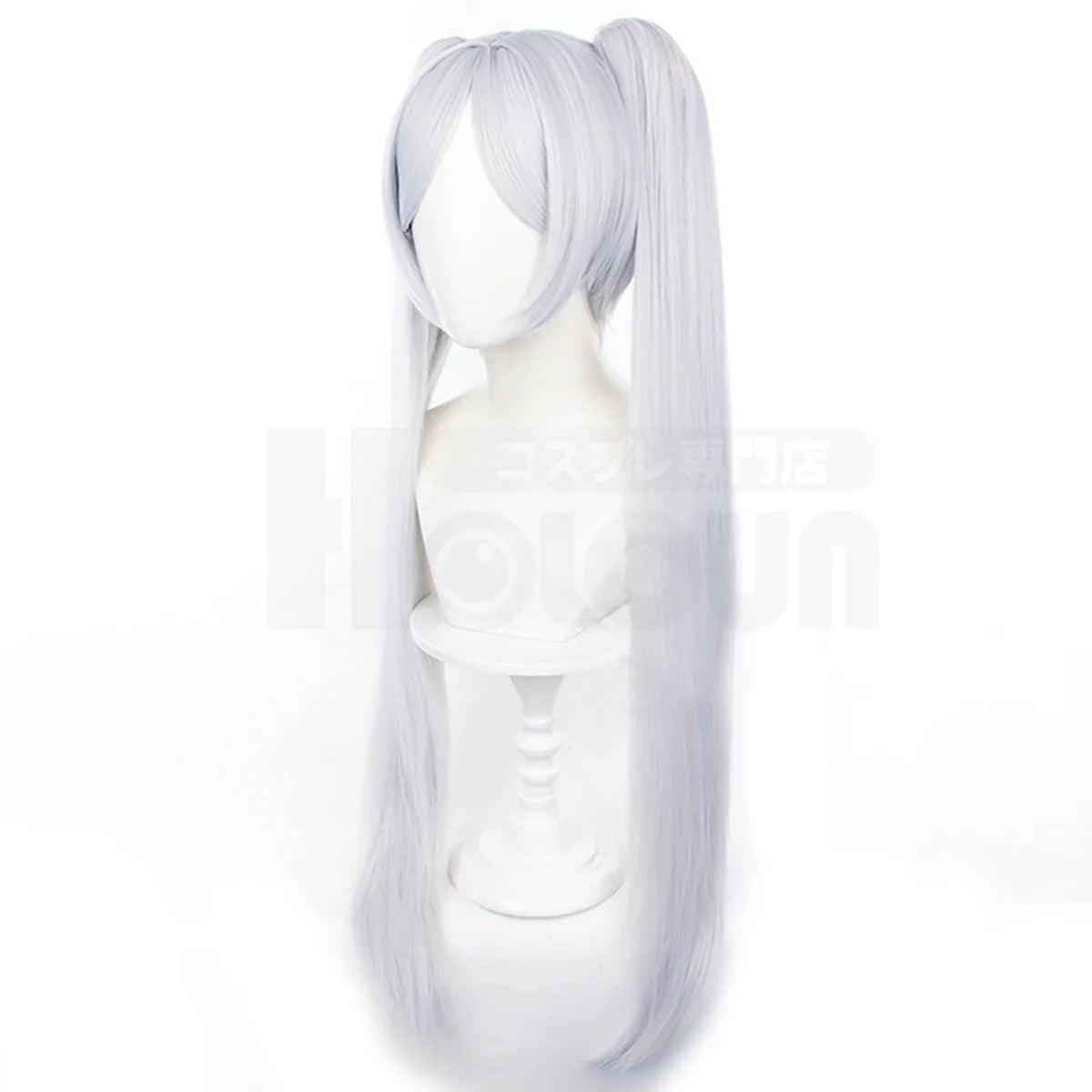 Frieren Beyond Journey's End Anime Frieren Cosplay Wig Rose Net Synthetic Fiber Adjustable Size Halloween Christmas Gift