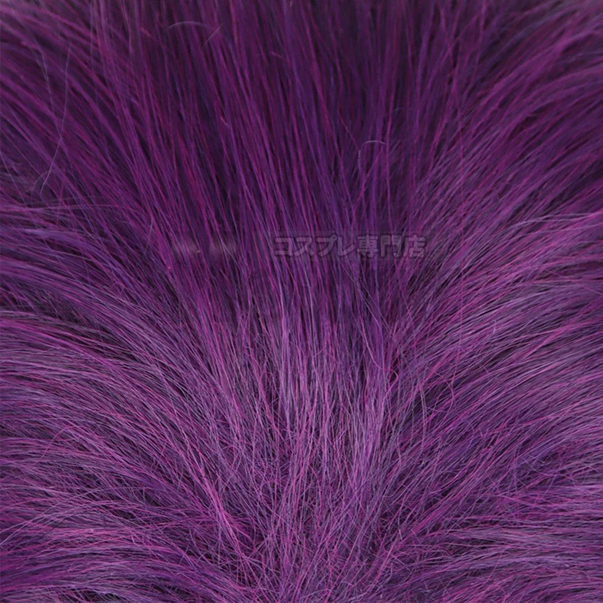 Frieren Beyond Journey's End Anime Macht Cosplay Wig Long Purple Rose Net Synthetic Fiber Adjustable Size