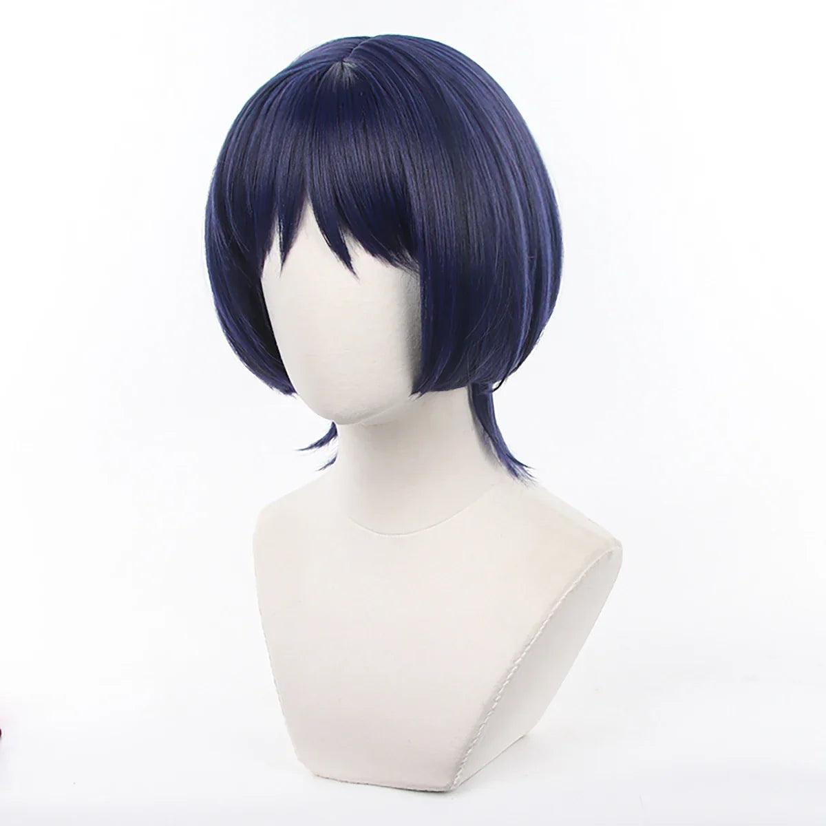 Genshin Impact Game Cosplay Wig Wanderer Kunikuzushi Rose Net Sythetic Fiber Adjustable