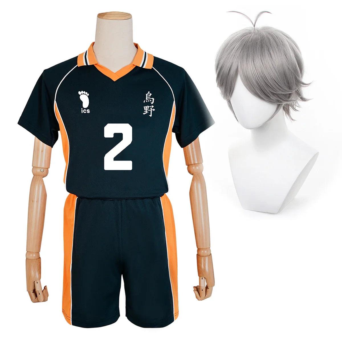 Haiky Anime Hinata Shouyou NO.10 Nishinoya Yuu NO.4  Kozumekenma NO.5 Kuroo Tetsuro NO.1 Kageyama Cosplay Costume Jerseys