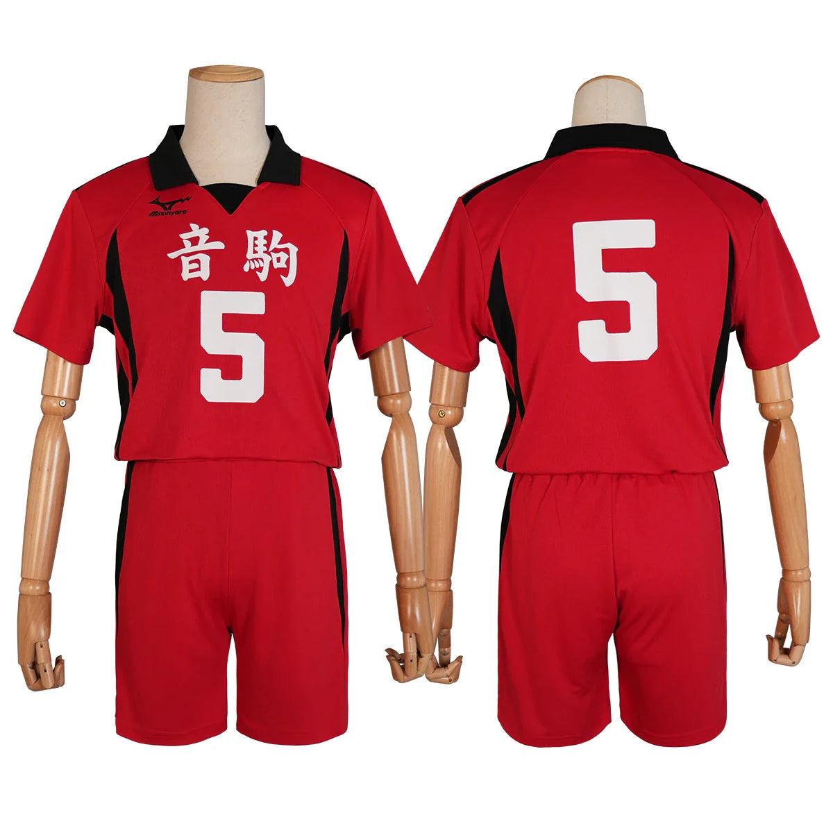 Haiky Anime Hinata Shouyou NO.10 Nishinoya Yuu NO.4  Kozumekenma NO.5 Kuroo Tetsuro NO.1 Kageyama Cosplay Costume Jerseys