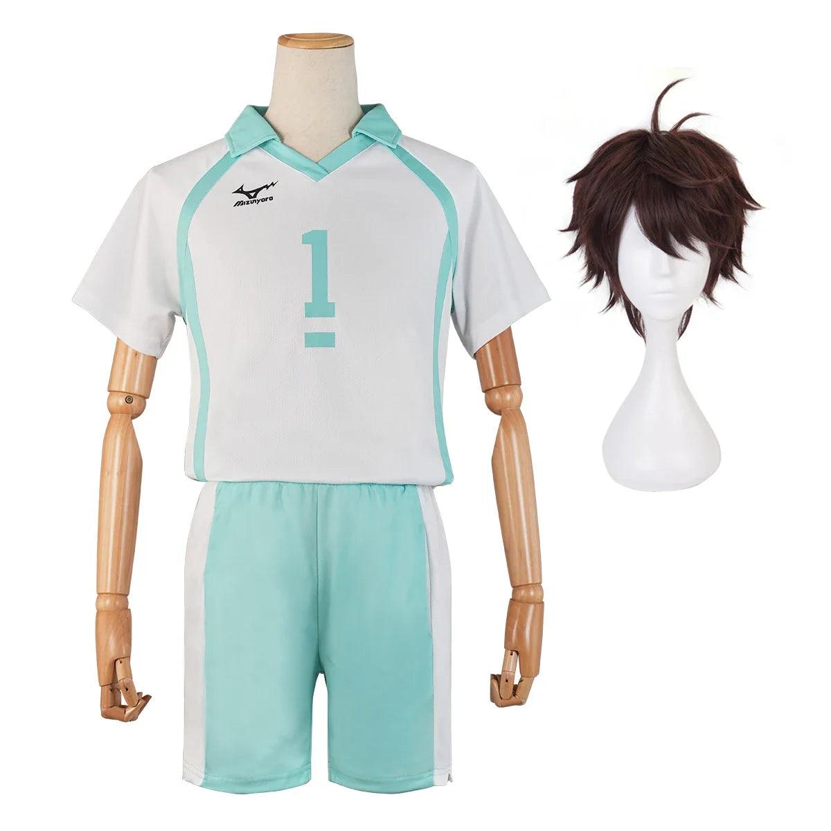 Haiky Anime Hinata Shouyou NO.10 Nishinoya Yuu NO.4  Kozumekenma NO.5 Kuroo Tetsuro NO.1 Kageyama Cosplay Costume Jerseys