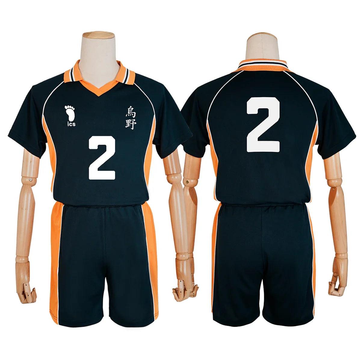 Haiky Anime Hinata Shouyou NO.10 Nishinoya Yuu NO.4  Kozumekenma NO.5 Kuroo Tetsuro NO.1 Kageyama Cosplay Costume Jerseys