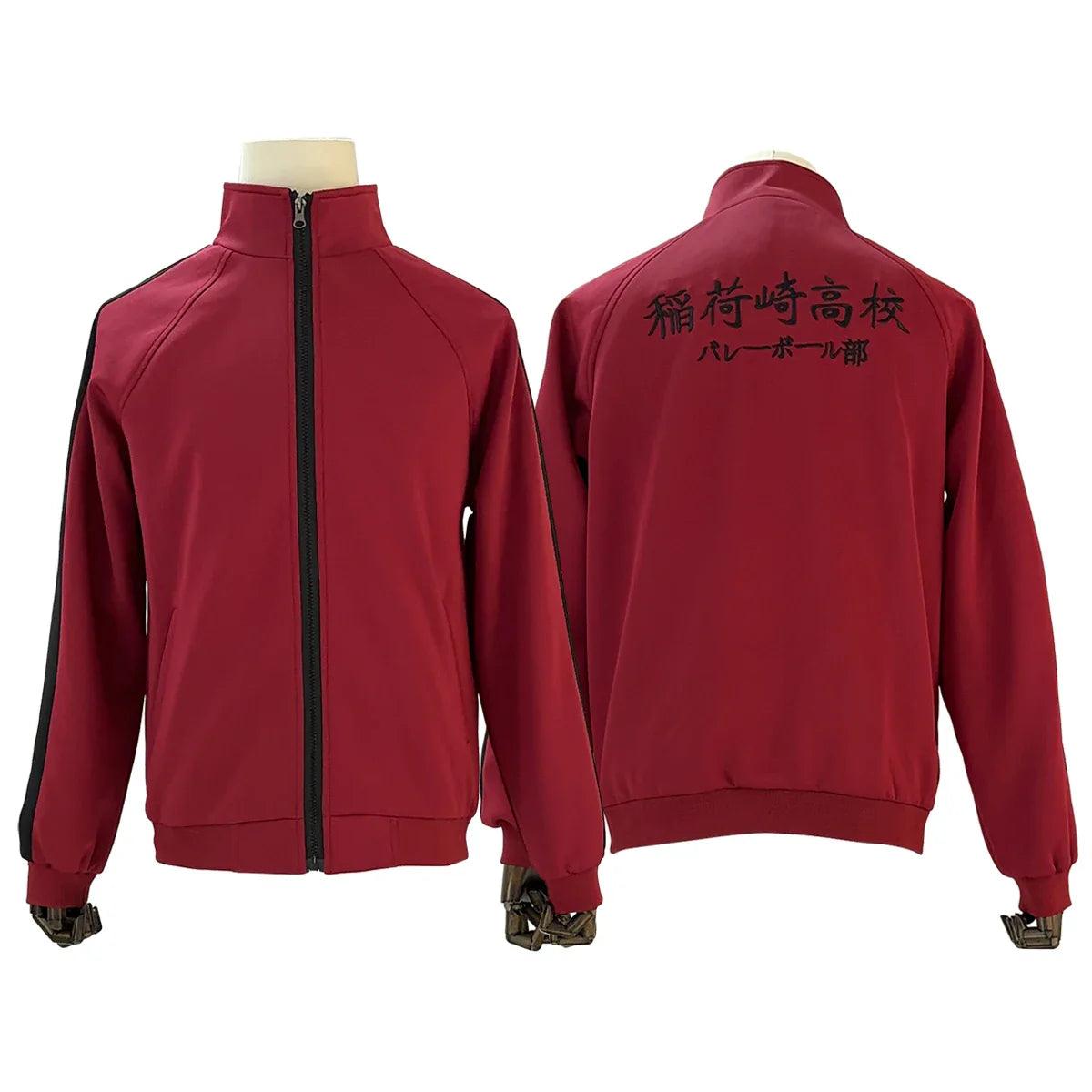 Haiky Anime Nekoma KARASUNO Inarizaki Aobajohsai FUKURODANI Shiratorizawa Cosplay Costume Embroidery Tracksuit Jacket