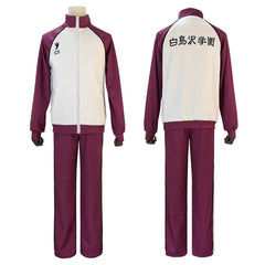 Haiky Anime Shiratorizawa School Uniform Shirabu Kenjiro Cosplay Costume Embroidery Full-zip Tracksuit Daily Wearing