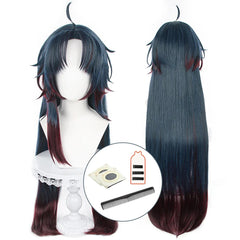 Honkai Star Rail Game Blade Cosplay Wig Rose Net Heat Resistant Synthetic Fiber Comb Hairpin Adjustable Halloween Party