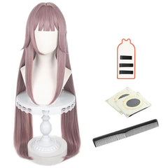 Honkai Star Rail Game Herta Cosplay Wig Rose Net Heat Resistant Synthetic Fiber Comb Hairpin Adjustable Halloween Party