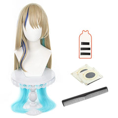 Honkai Star Rail Game Serval Cosplay Wig Rose Net Heat Resistant Synthetic Fiber Nets Comb Hairpin Adjustable Halloween