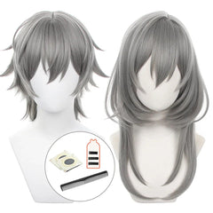 Honkai Star Rail Game Trailblazer Cosplay Wig Male Caelus Female Stelle Rose Net Heat Resistant Synthetic Fiber Comb