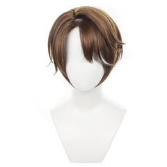 Honkai Star Rail Game Welt Yang Cosplay Wig Rose Net Heat Resistant Synthetic Fiber Adjustable Size Halloween Christmas