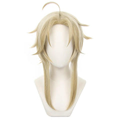 Honkai Star Rail Game Yanqing Cosplay Wig Rose Net Heat Resistant Synthetic Fiber Comb Hairpin Adjustable Halloween Party