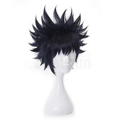 Jujutsu JJK Anime Fushiguro Megumi Cosplay Wig Rose Net Synthetic Fiber Adjustable Size Halloween Christmas Party