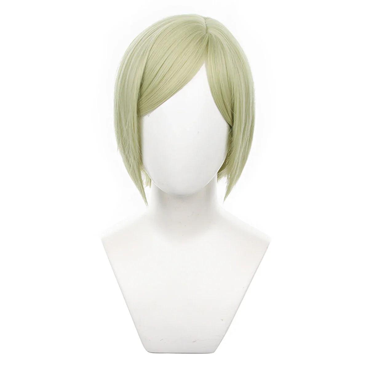 Jujutsu JJK Anime Nanami Kento Cosplay Wig Rose Net Synthetic Fiber Adjustable Size Halloween Christmas Party