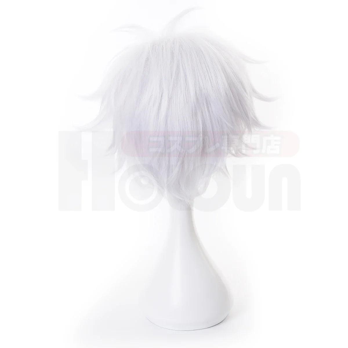 Jujutsu JJK Anime Satoru Gojo Cosplay Wig Rose Net Synthetic Fiber Adjustable Size Halloween Christmas Party