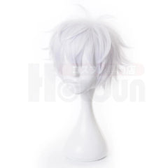 Jujutsu JJK Anime Satoru Gojo Cosplay Wig Rose Net Synthetic Fiber Adjustable Size Halloween Christmas Party